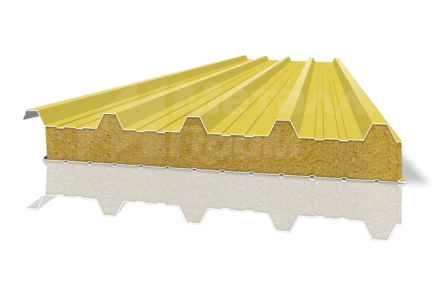 Кровельная сэндвич-панель 150 мм с минеральной ватой
