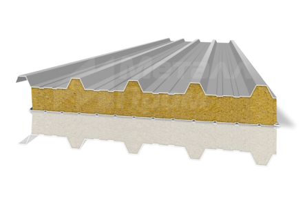 Кровельная сэндвич-панель 150 мм с минеральной ватой