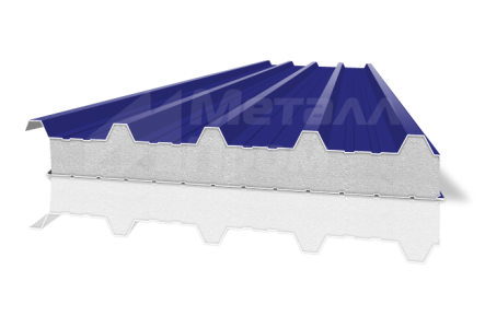 Металлическая кровельная сэндвич-панель 150 мм из пенополистирола